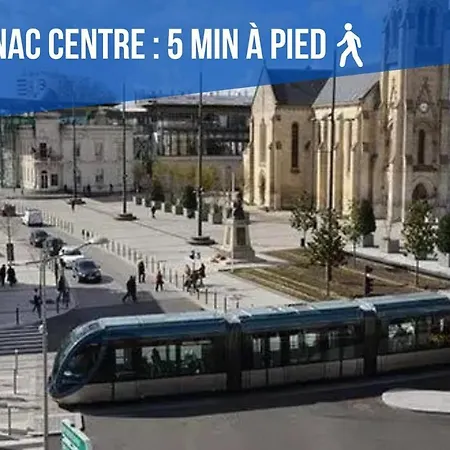 Le Cocon Urbain Balcon & Parking Prive Мериньяк